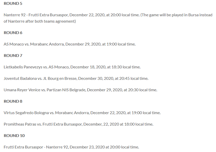 Screenshot 2020 12 17 Euroleague Basketball announces 7DAYS EuroCup rescheduled games